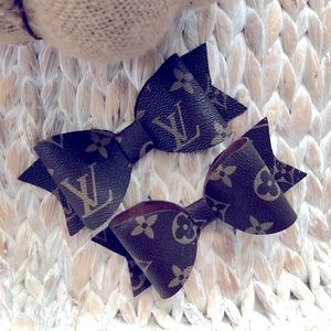 Upcycled hair bows